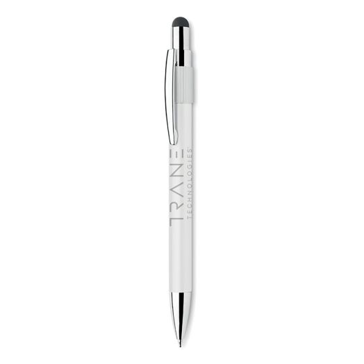 Recycled Aluminium Pen with Stylus and Spinner
